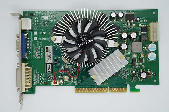 丽台Winfast A6200 TD 256MB显示卡（nVIDIA GeForce 6200芯片）